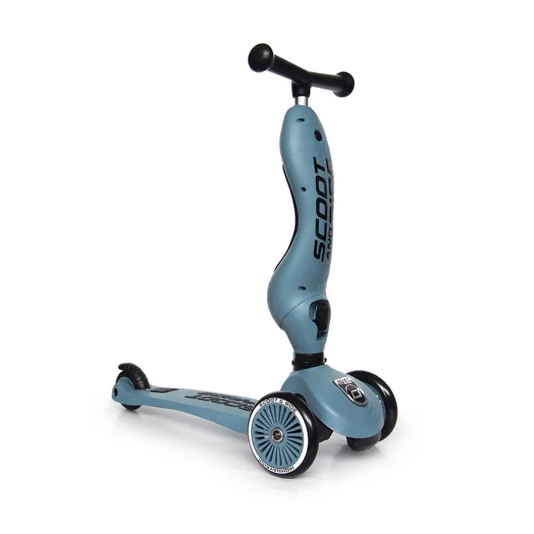 Trottinette 2 en 1 Highwaykick 1 - Scoot and Ride - Bleu acier
