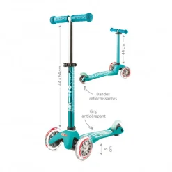 Trottinette Micro Mini Deluxe à LED - 2 à 5 ans - Bleu