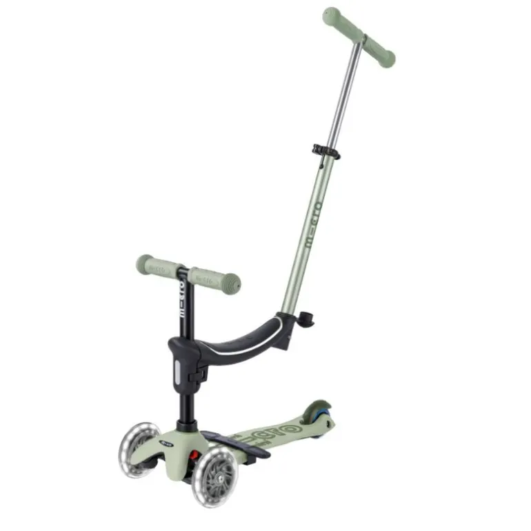 Trottinette Mini Micro Deluxe Rock & Go LED - Micro - Vert Sauge