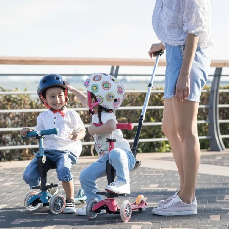 Trottinette évolutive Mini 3 en 1 Deluxe+ - Micro - Rose