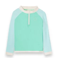 T-shirt anti-UV enfant - KietLa - Vert / Bleu