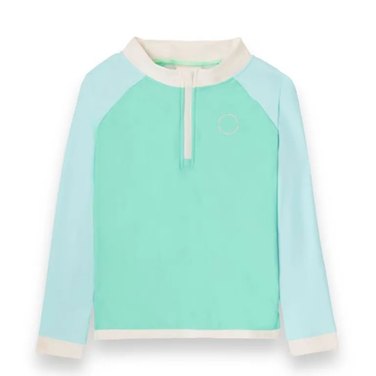 T-shirt anti-UV enfant - KietLa - Vert / Bleu