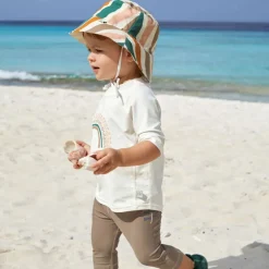 T-shirt de bain anti-uv bébé - Lassig - Arc-en-ciel nature