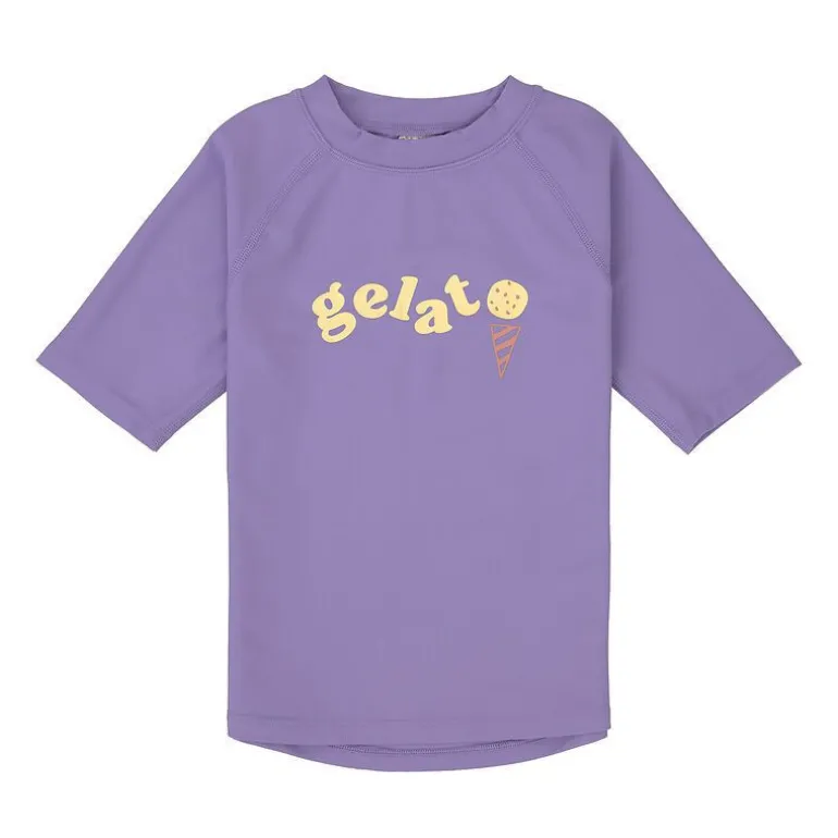 T-shirt de bain anti-uv bébé - Lassig - Violet