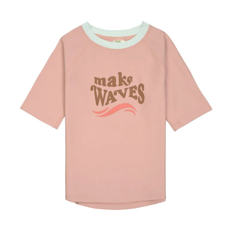 T-shirt de bain anti-uv bébé - Lassig - Make waves pêche