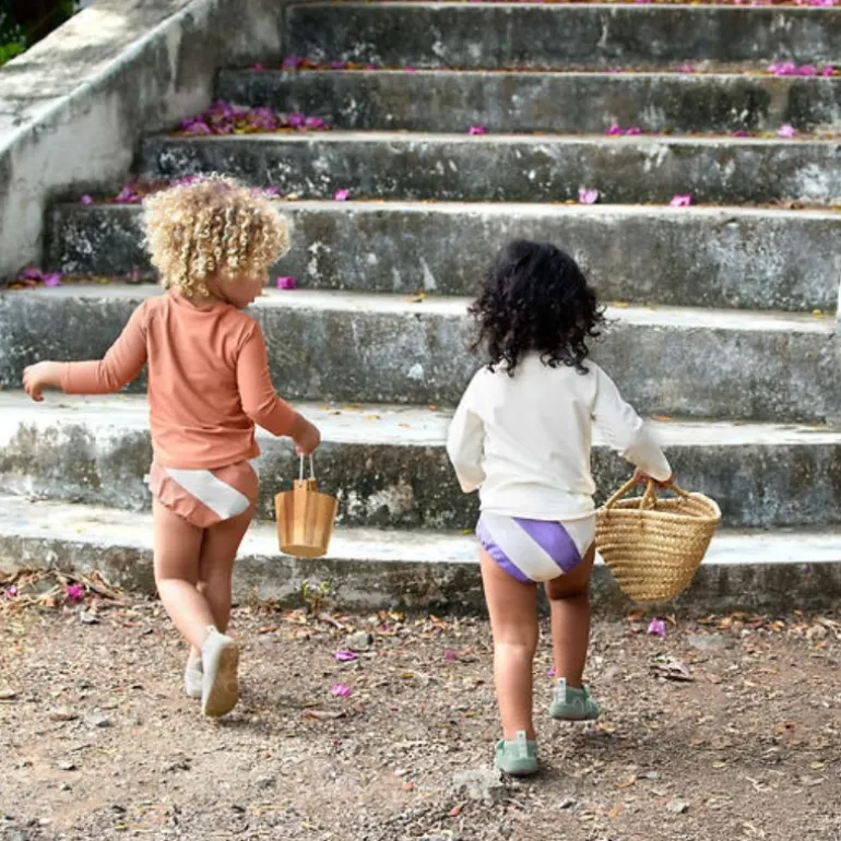 T-shirt de bain anti-uv bébé - Lassig - Terre