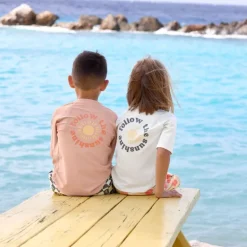 T-shirt de bain anti-uv enfant - Lassig - Sunshine pêche