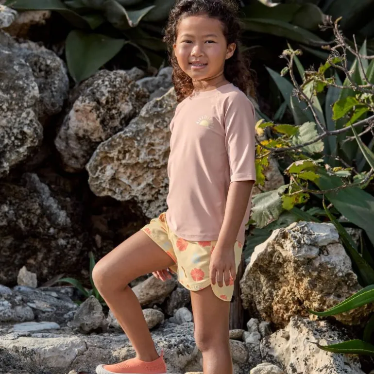 T-shirt de bain anti-uv enfant - Lassig - Sunshine pêche
