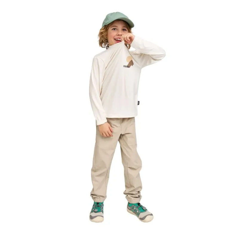 T-shirt manches longues anti-insectes enfant Inista - Reima - Off white Wild