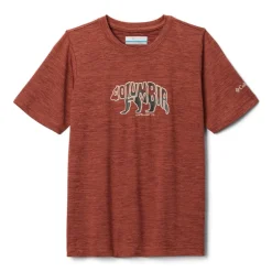 T-shirt respirant garçon - Columbia - Mount Echo - Auburn