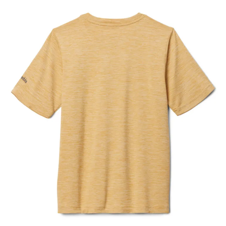 T-shirt respirant garçon - Columbia - Mount Echo - Light Camel