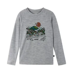 T-shirt technique à manches longues - Viisas - Melange Grey - Reima