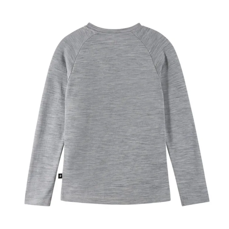 T-shirt technique à manches longues - Viisas - Melange Grey - Reima