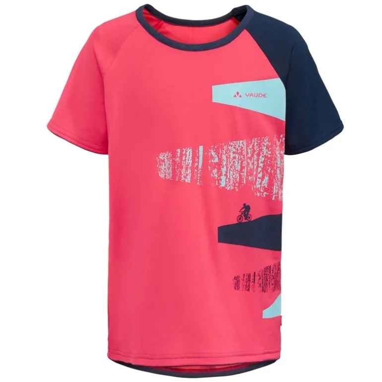 T-shirt VTT Enfant - Kids Moab T-Shirt - Vaude - Bright Pink
