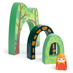 Tunnel de forêt empilable en bois - Tender Leaf