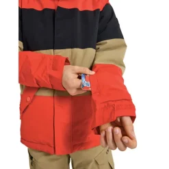 Veste Boy's Symbol - Burton - Tomata/True black/Kelp