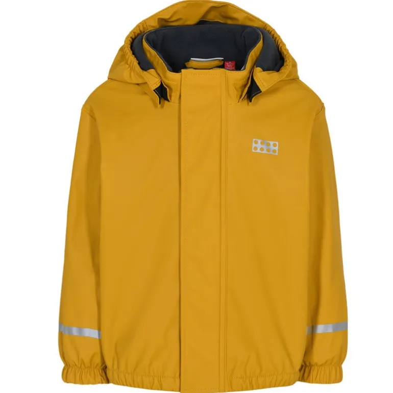 Veste de pluie doublée polaire - Lego - Moutarde