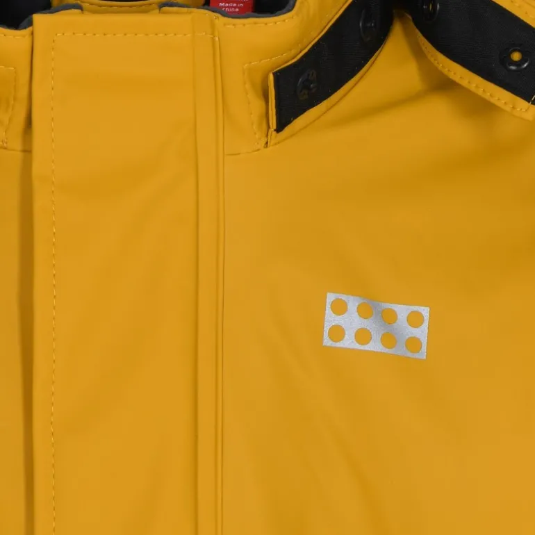 Veste de pluie doublée polaire - Lego - Moutarde
