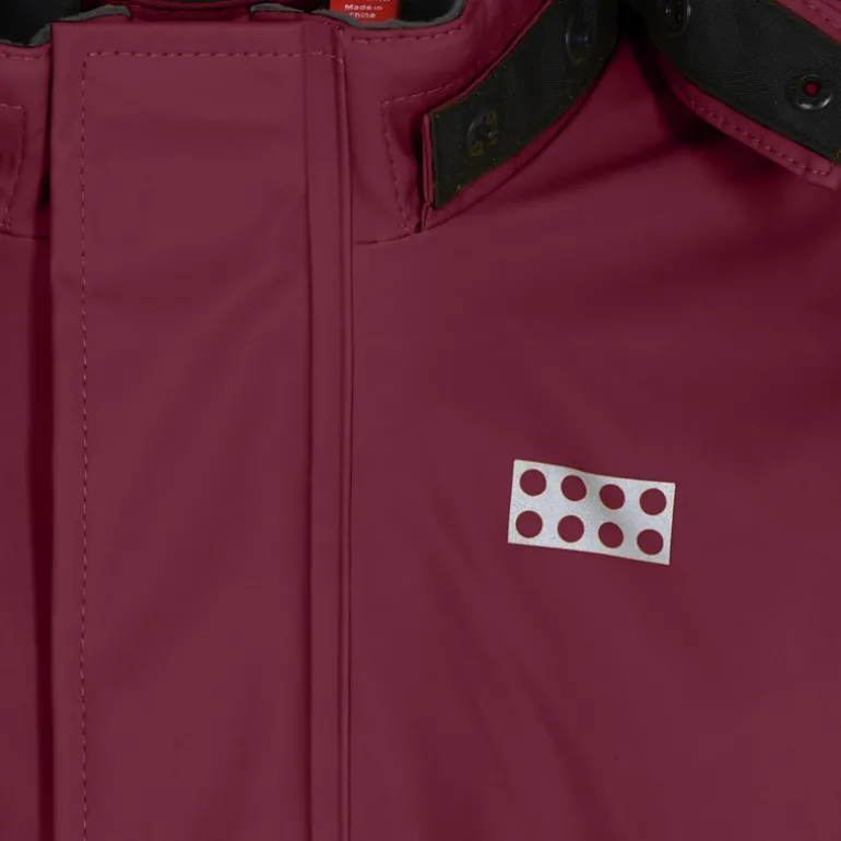 Veste de pluie doublée polaire - Lego - Bordeaux
