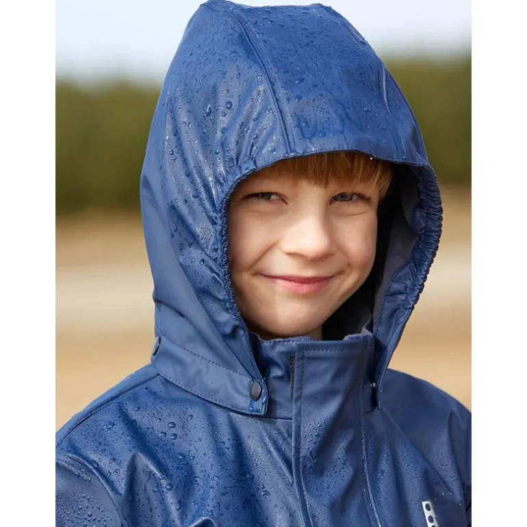 Veste de pluie doublée polaire - Lego - Dark Navy