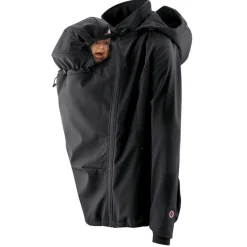 Veste de portage softshell Mamalila - noire