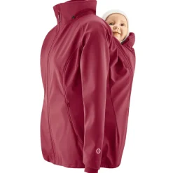 Veste de portage softshell Mamalila - Framboise