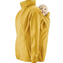 Veste de portage softshell Mamalila - Moutarde
