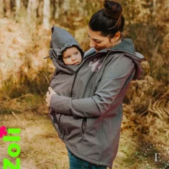 Veste de portage Zoli Week-end en softshell - Gris