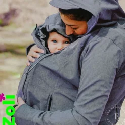 Veste de portage Zoli Week-end en softshell - Gris