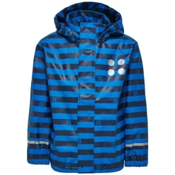 Veste imperméable enfant Lego - JUSTICE 102 - Bleu