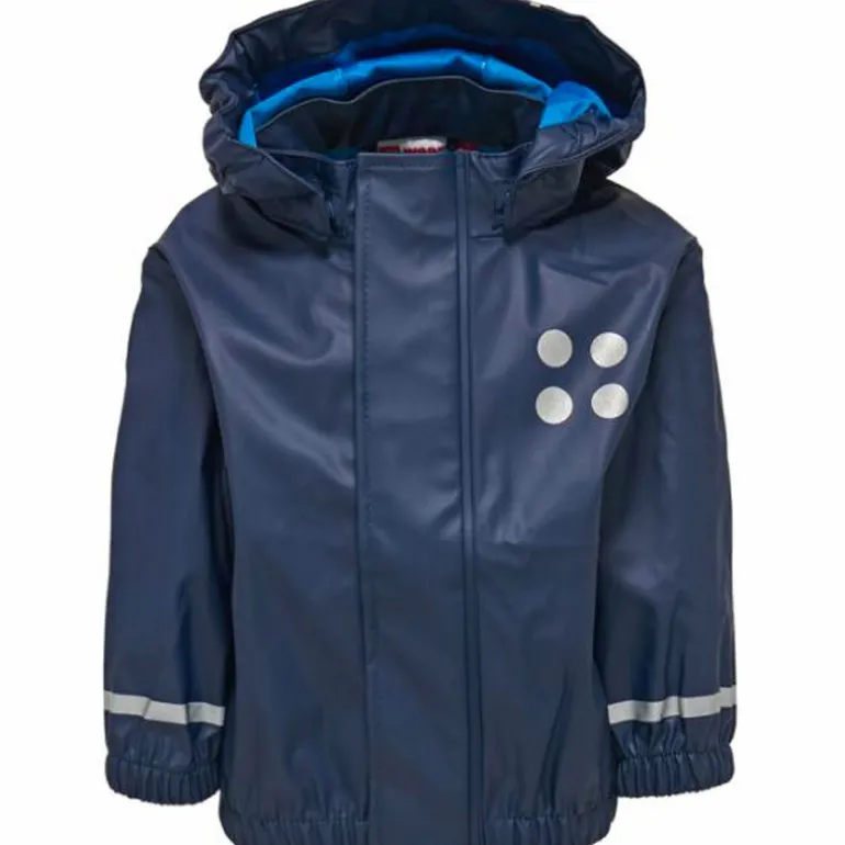 Veste imperméable enfant Lego - JUSTICE 101 - Bleu Marine Uni