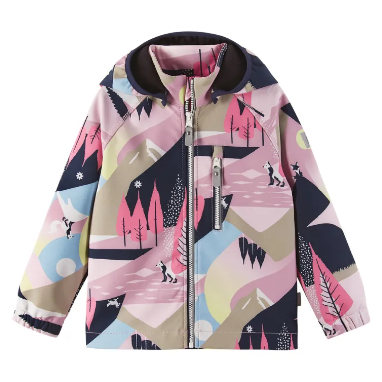 Veste softshell Vantti - Reima - Grey Pink