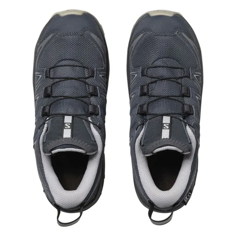 XA PRO 3D Junior CSWP - Chaussure Salomon enfant Imperméable - 31 au 35 - Ebony/ Alloy/Quiet Shade