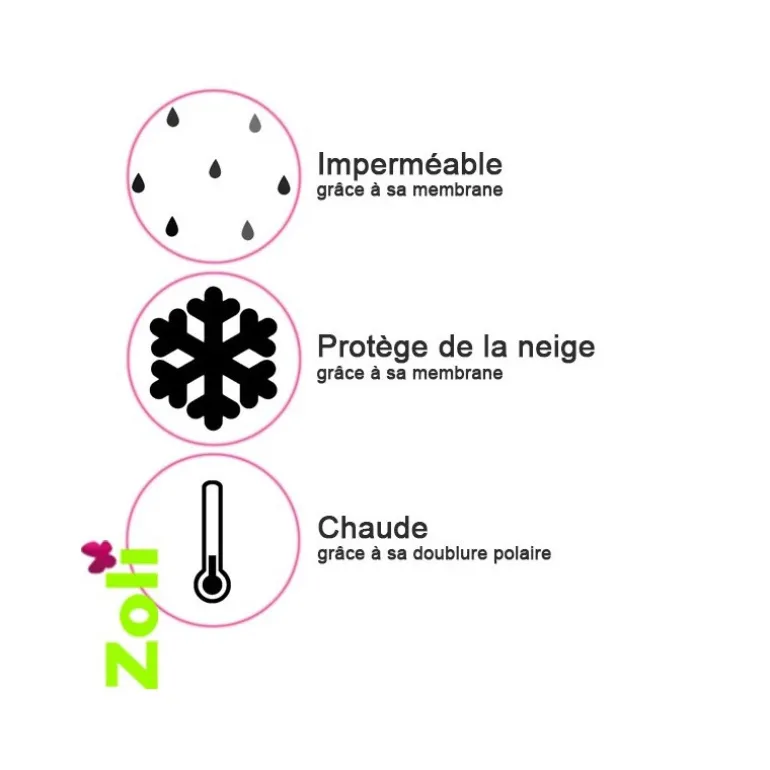 Zoli Rainsnow - Veste de portage chaude et imperméable
